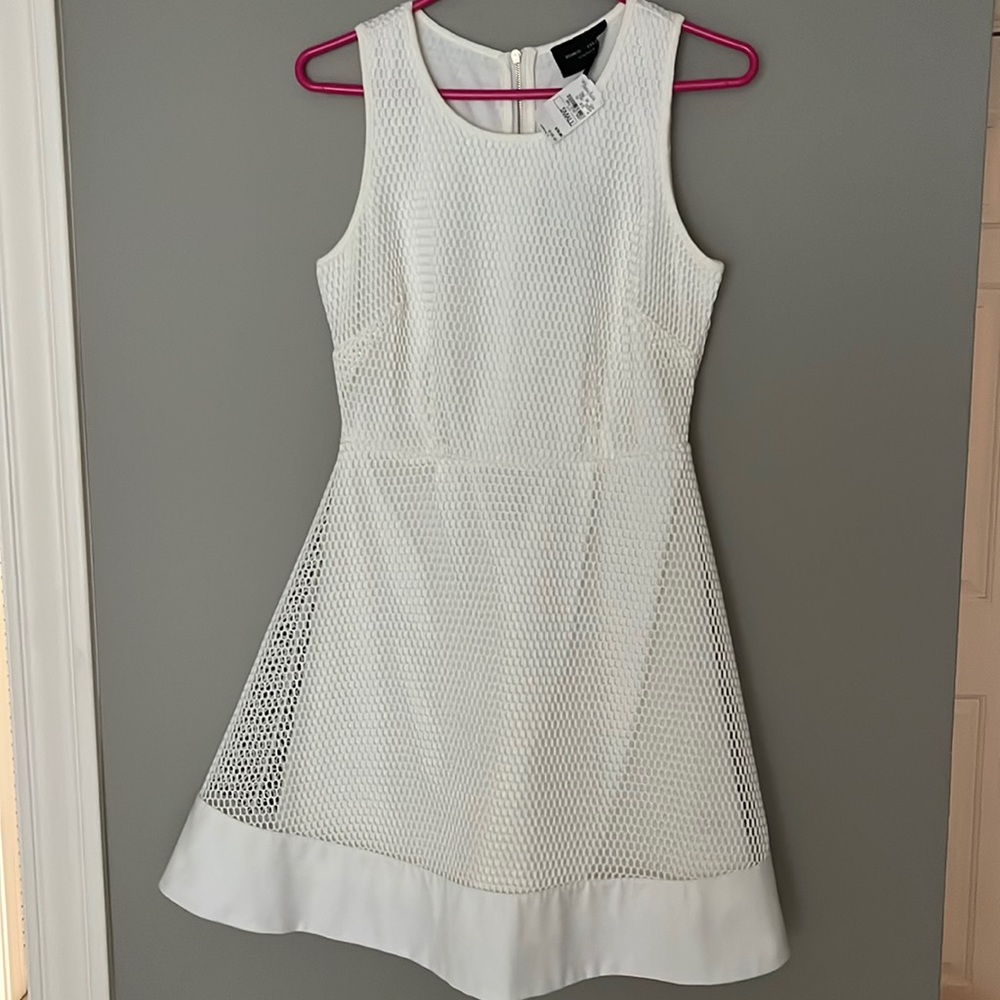 Romeo and Juliet fit and flare white dress